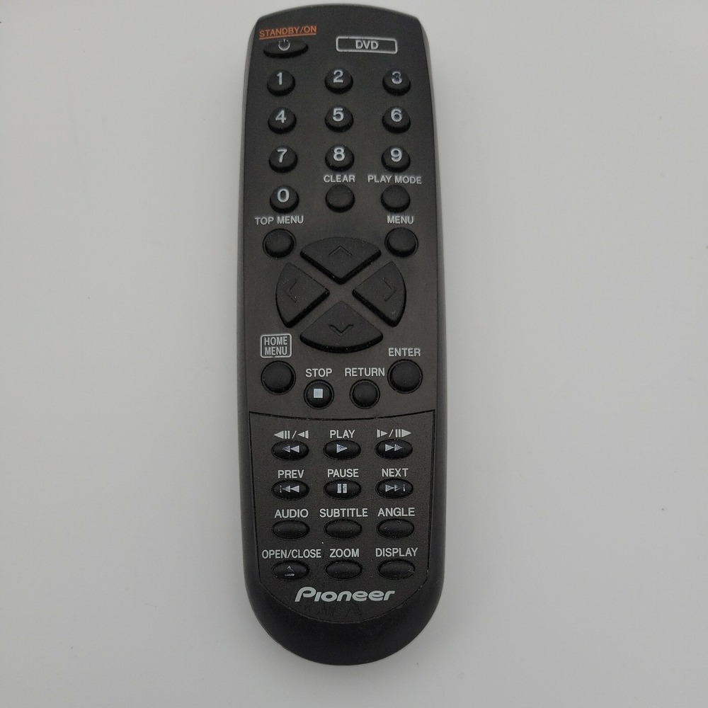Pioneer 076E0SH011 CRB07 DVD Player Remote Control Black